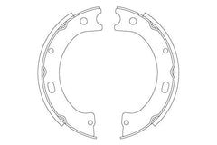 Bremsbackensatz Feststellbremse Hinterachse für NISSAN PATROL III/1 Hardtop
