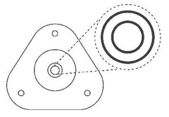 Reparatursatz Federbeinstützlager Vorderachse für TOYOTA LEXUS AURIS Kombi
