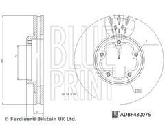 2x Bremsscheibe Vorderachse für FORD TOURNEO CUSTOM V362 Bus TRANSIT V363