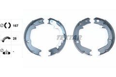 Bremsbackensatz Feststellbremse Hinterachse für SSANGYONG HYUNDAI KIA REXTON /