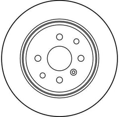 2x Bremsscheibe Hinterachse für OPEL CALIBRA A VECTRA CC