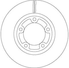 2x Bremsscheibe Vorderachse für KIA K2500 Pritsche/Fahrgestell