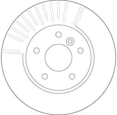 2x Bremsscheibe Vorderachse für LAND ROVER DISCOVERY II