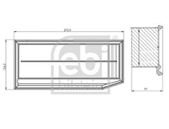 Luftfilter für NISSAN RENAULT DACIA TERRANO LOGAN/STEPWAY II DUSTER Kasten/SUV
