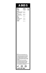 Wischblatt für CITROËN OPEL RENAULT VAUXHALL C4 GRAND PICASSO II SPACETOURER Van