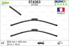 Wischblatt vorne für CITROËN DS PEUGEOT RENAULT C-ELYSEE C3 PICASSO DS3