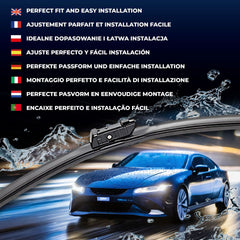 Wischblatt vorne für ALFA ROMEO BMW FORTHING JEEP SKODA VW GIULIA X2 T5 EVO