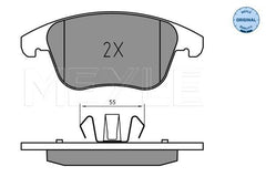 Bremsbelagsatz Scheibenbremse Vorderachse für FORD GALAXY III MONDEO V