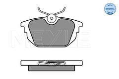 Bremsbelagsatz Scheibenbremse Hinterachse für ALFA ROMEO FIAT LANCIA 145 146