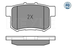 Bremsbelagsatz Scheibenbremse Hinterachse für HONDA MG SUZUKI ACCORD IV Coupe