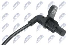 ABS Sensor Raddrehzahl Hinterachse rechts für RENAULT CAPTUR I CLIO IV