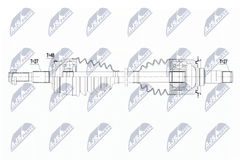 Antriebswelle Hinterachse links für CHRYSLER DODGE 300C Touring CHALLENGER