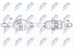 Antriebswelle Vorderachse links für FORD C-MAX II FOCUS III Stufenheck Turnier