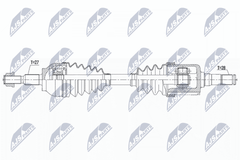 Antriebswelle Vorderachse links für FORD C-MAX II FOCUS III Stufenheck Turnier