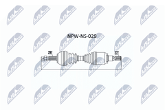 Antriebswelle Vorderachse für NISSAN NAVARA NP300 PATHFINDER III