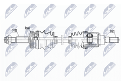 Antriebswelle Hinterachse für NISSAN RENAULT QASHQAI / +2 I X-TRAIL II KOLEOS