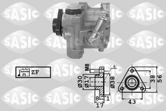 Hydraulikpumpe Lenkung für AUDI A4 B6 Avant B7
