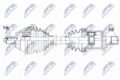 Antriebswelle Vorderachse links für AUDI VW A3 Sportback Limousine Q2 Q3 TT