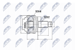 Gelenksatz Antriebswelle Hinterachse für BMW 1 Coupe Cabriolet 3 Touring