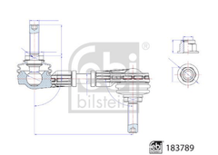 Koppelstange Stabilisator Hinterachse für FORD FOCUS IV