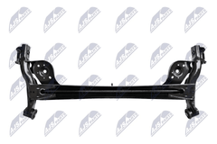 Achskörper Hinterachse für DACIA LOGAN