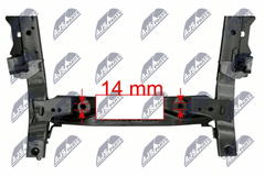 Hilfsrahmen Aggregateträger Vorderachse für RENAULT DACIA LOGAN/STEPWAY II