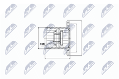 Gelenksatz Antriebswelle Vorderachse für TOYOTA LEXUS RAV 4 IV RX