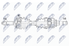 Antriebswelle Vorderachse links für TOYOTA PRIUS Liftback