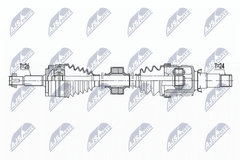 Antriebswelle Vorderachse rechts für TOYOTA C-HR