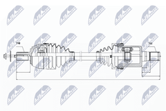 Antriebswelle Vorderachse links für VOLVO S60 II S80 V60 I V70 III
