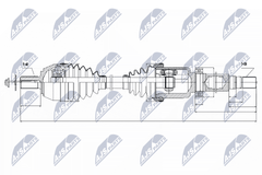 Antriebswelle Vorderachse rechts für VOLVO S60 II S80 V60 I V70 III
