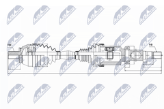 Antriebswelle Vorderachse rechts für VOLVO S60 II S80 V70 III