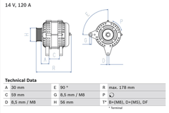 Lichtmaschine Generator für AUDI VW A4 B5 Avant PASSAT Variant