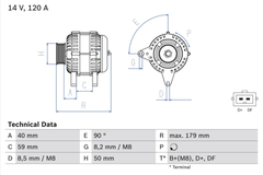 Lichtmaschine Generator für FORD SEAT VW GALAXY I ALHAMBRA CORDOBA Vario IBIZA