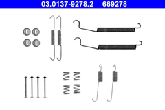 Zubehörsatz Bremsbacken Hinterachse für PEUGEOT RENAULT 206+ 206 Schrägheck SW