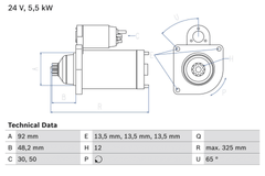 Anlasser Starter für SCANIA 4 - series bus G I II K L P R S T TOURING