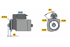 Anlasser Starter für AUDI SEAT SKODA VW A1 Sportback A3 Cabriolet