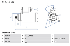 Anlasser Starter für AUDI VW A4 B6 Avant A6 C5 PASSAT B5.5 Variant