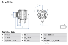 Lichtmaschine Generator für BMW