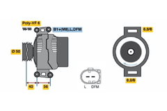 Lichtmaschine Generator für MERCEDES-BENZ SPRINTER 3-t Kasten 3,5-t