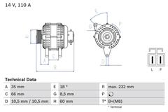 Lichtmaschine Generator für OPEL ASTRA H Caravan GTC Stufenheck COMBO Tour