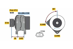 Lichtmaschine Generator für RENAULT DACIA CLIO III Grandtour IV DUSTER FLUENCE