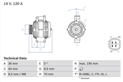 Lichtmaschine Generator für HONDA ACCORD VII Tourer CIVIC VIII Hatchback CR-V