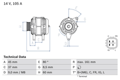 Lichtmaschine Generator für HONDA ACCORD VIII Tourer CR-V III IV