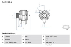 Lichtmaschine Generator für MAZDA 2 3 Stufenheck
