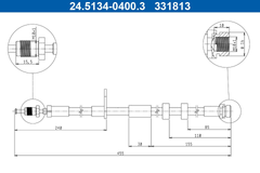 Bremsschlauch Vorderachse für FORD C-MAX II FOCUS III Stufenheck Turnier GRAND