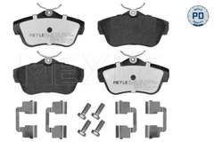 Bremsbelagsatz Scheibenbremse Hinterachse für CITROËN FIAT PEUGEOT TOYOTA JUMPY