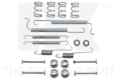 Zubehörsatz Bremsbacken Hinterachse für OPEL ASCONA C CC KADETT D Caravan E
