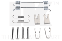 Zubehörsatz Bremsbacken Hinterachse für FORD RENAULT SEAT VW DACIA SMART C-MAX