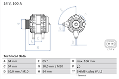 Lichtmaschine Generator für OPEL CHEVROLET ASTRA J Caravan GTC Stufenheck